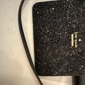 Kate Spade Black Glitter Wallet